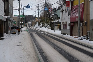 除雪後の状況