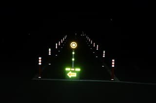 土淵達曽部線 夜間
